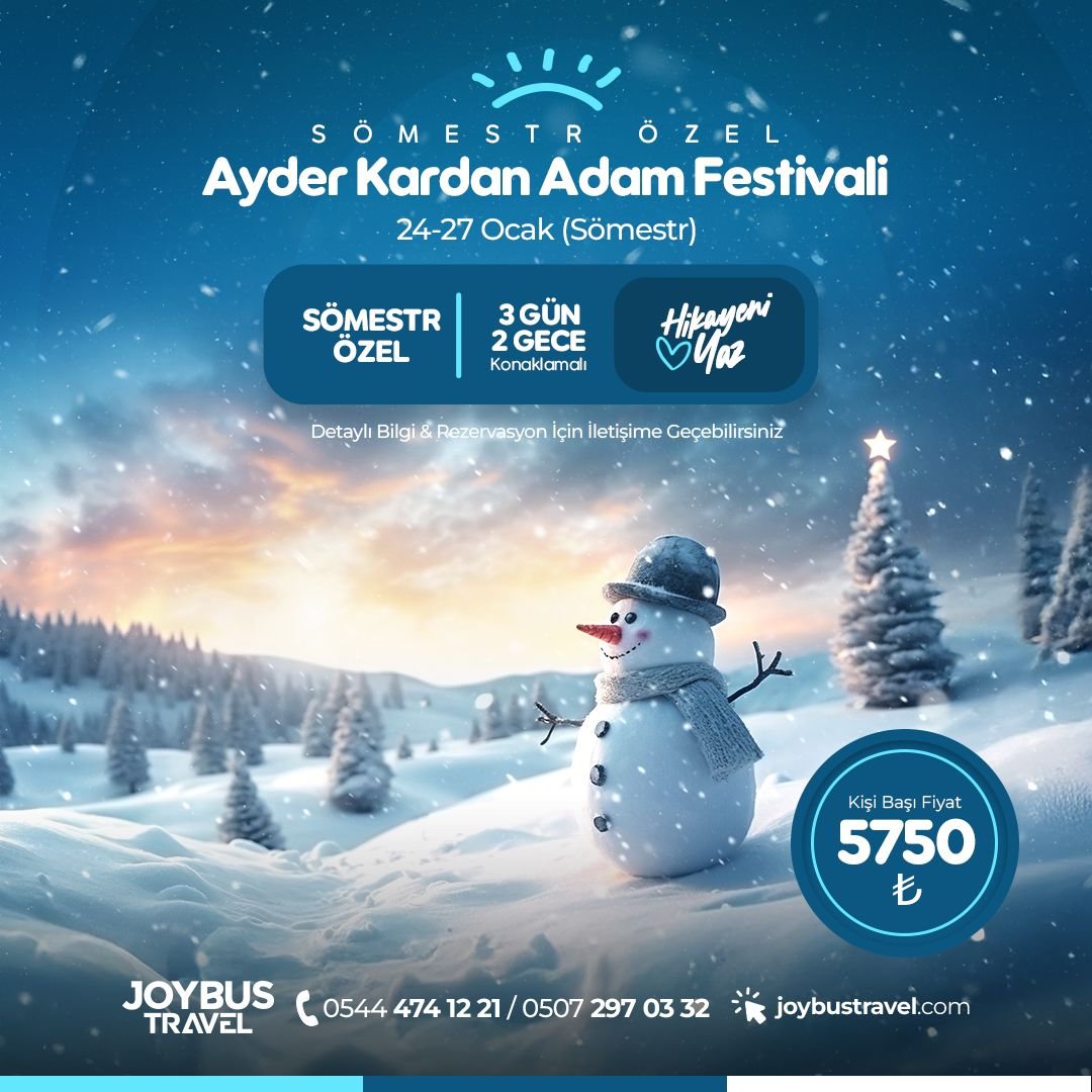 AYDER KARDAN ADAM FESTİVALİ & BATUM TURU